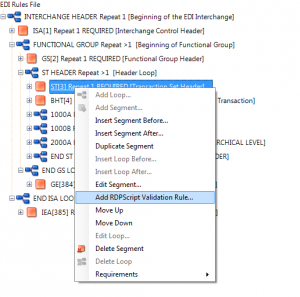 Adding Validation Rules – RDPCrystal EDI Library